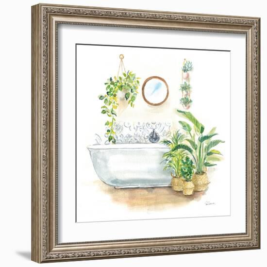 Greenery Bath II-Sue Schlabach-Framed Art Print