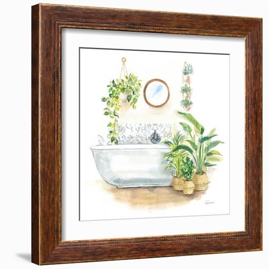 Greenery Bath II-Sue Schlabach-Framed Art Print