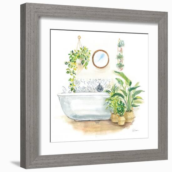 Greenery Bath II-Sue Schlabach-Framed Art Print