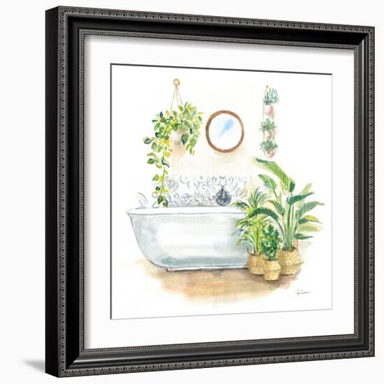 Greenery Bath II-Sue Schlabach-Framed Art Print