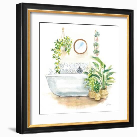 Greenery Bath II-Sue Schlabach-Framed Art Print