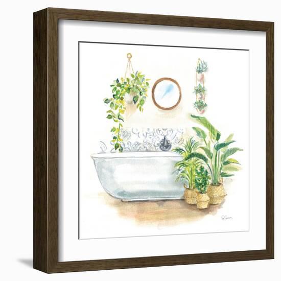 Greenery Bath II-Sue Schlabach-Framed Art Print