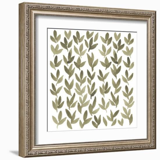 Greenery Motif IV-June Vess-Framed Art Print