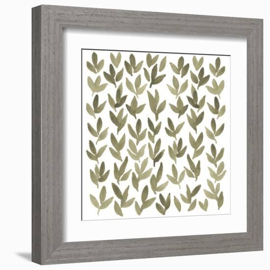 Greenery Motif IV-June Vess-Framed Art Print