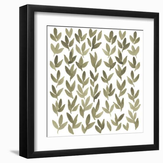 Greenery Motif IV-June Vess-Framed Art Print
