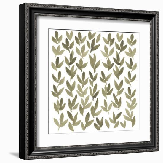 Greenery Motif IV-June Vess-Framed Art Print