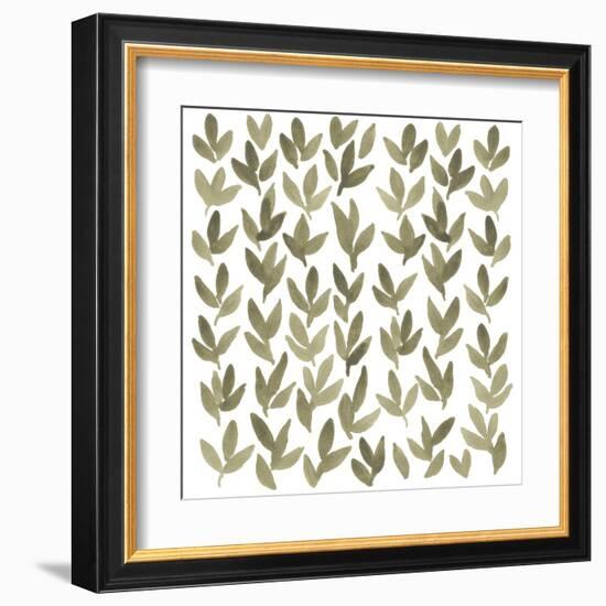 Greenery Motif IV-June Vess-Framed Art Print