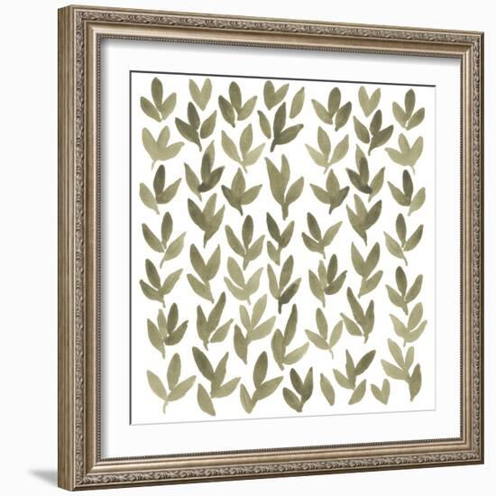 Greenery Motif IV-June Vess-Framed Art Print