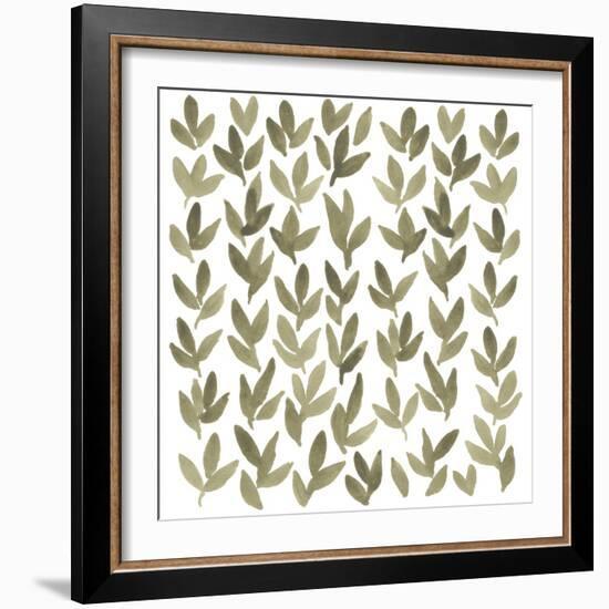 Greenery Motif IV-June Vess-Framed Art Print