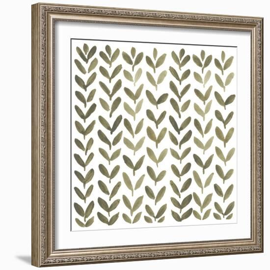 Greenery Motif VI-June Vess-Framed Art Print