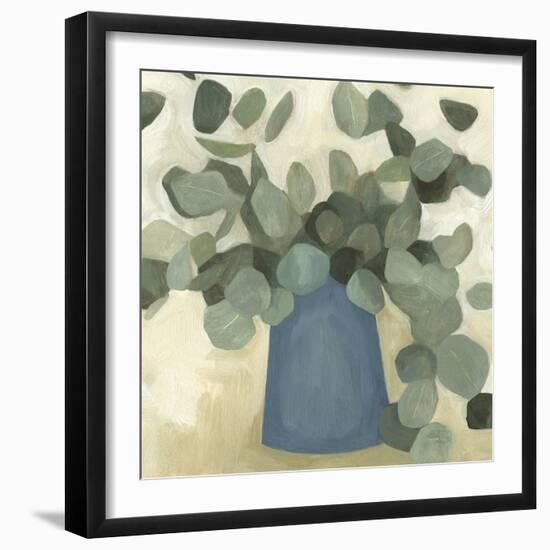 Greenery Still Life VI-Emma Scarvey-Framed Art Print