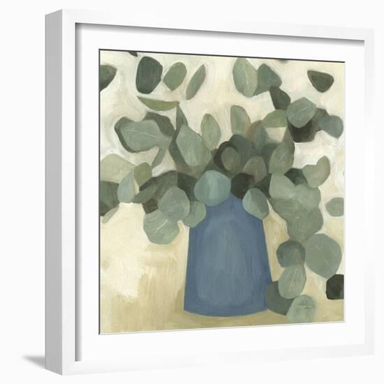 Greenery Still Life VI-Emma Scarvey-Framed Art Print