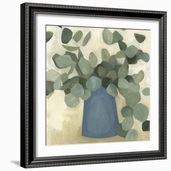 Greenery Still Life VI-Emma Scarvey-Framed Art Print