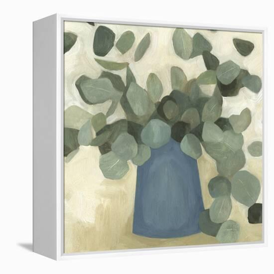 Greenery Still Life VI-Emma Scarvey-Framed Stretched Canvas