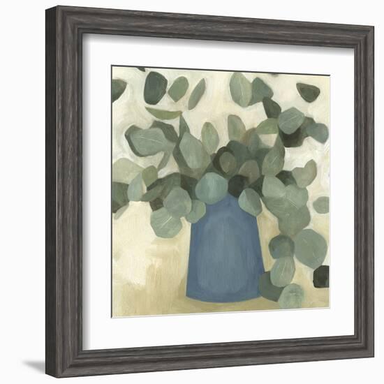 Greenery Still Life VI-Emma Scarvey-Framed Art Print