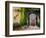 Greenery Surrounding Wooden Door, Provence, France-Tom Haseltine-Framed Photographic Print