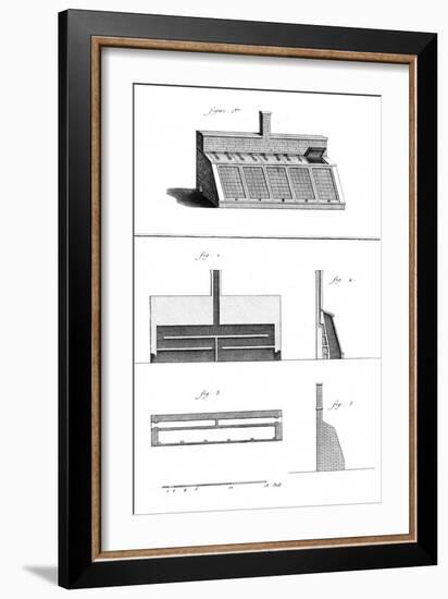 Greenhouse 18th France-null-Framed Art Print