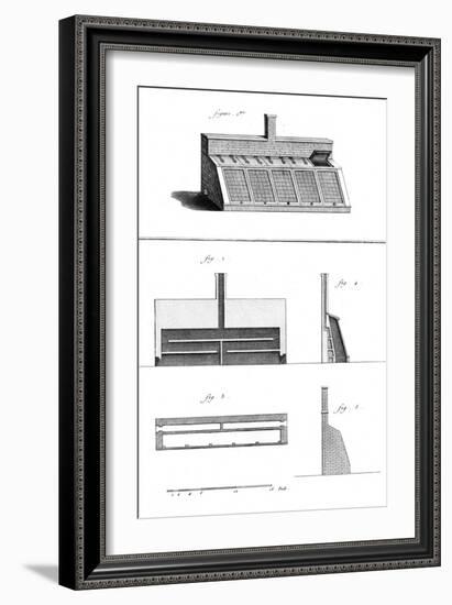 Greenhouse 18th France-null-Framed Art Print