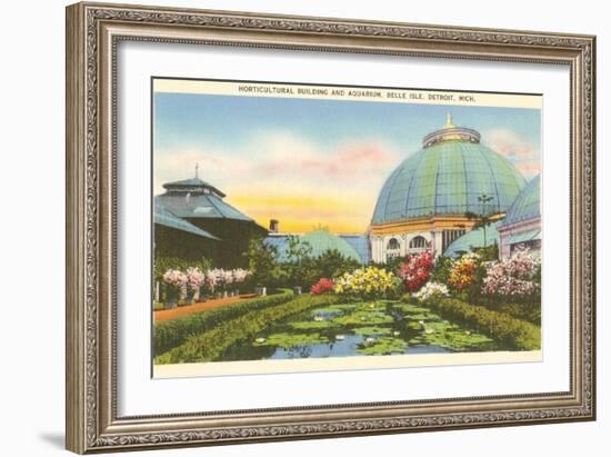 Greenhouse, Belle Isle, Detroit, Michigan-null-Framed Art Print