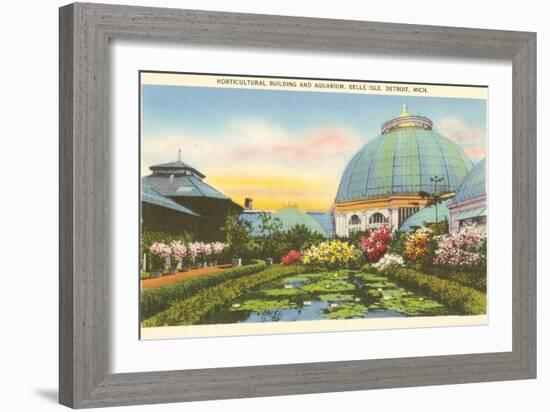 Greenhouse, Belle Isle, Detroit, Michigan-null-Framed Art Print