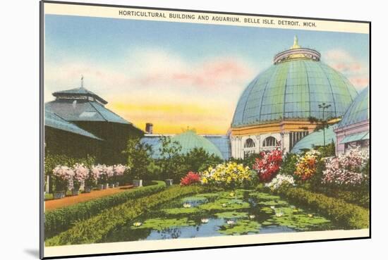 Greenhouse, Belle Isle, Detroit, Michigan-null-Mounted Art Print