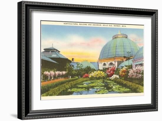 Greenhouse, Belle Isle, Detroit, Michigan-null-Framed Art Print