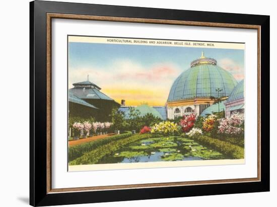 Greenhouse, Belle Isle, Detroit, Michigan-null-Framed Premium Giclee Print