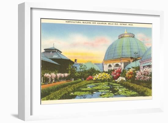 Greenhouse, Belle Isle, Detroit, Michigan-null-Framed Premium Giclee Print