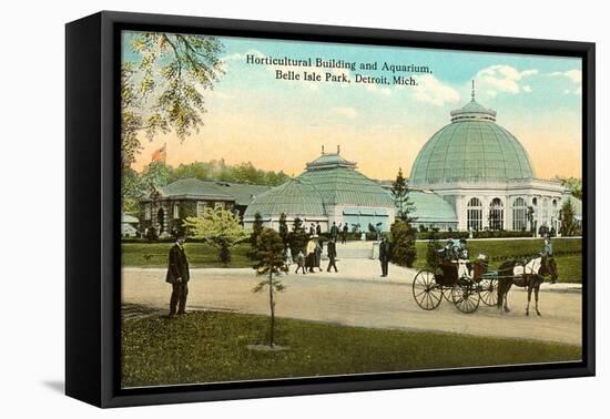 Greenhouse, Belle Isle, Detroit, Michigan-null-Framed Stretched Canvas