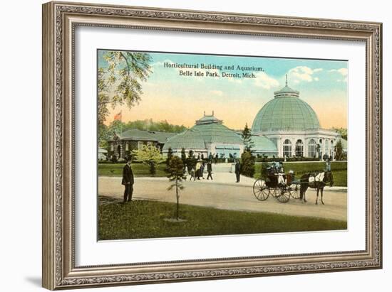 Greenhouse, Belle Isle, Detroit, Michigan-null-Framed Art Print