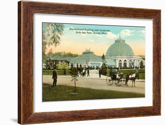 Greenhouse, Belle Isle, Detroit, Michigan-null-Framed Art Print