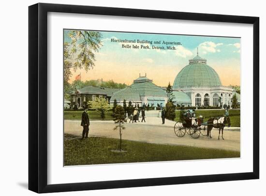 Greenhouse, Belle Isle, Detroit, Michigan-null-Framed Art Print