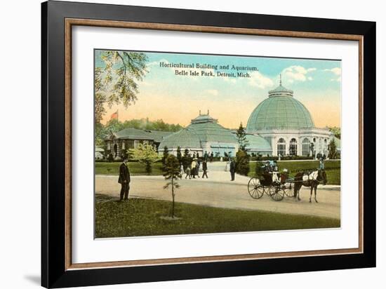 Greenhouse, Belle Isle, Detroit, Michigan-null-Framed Art Print