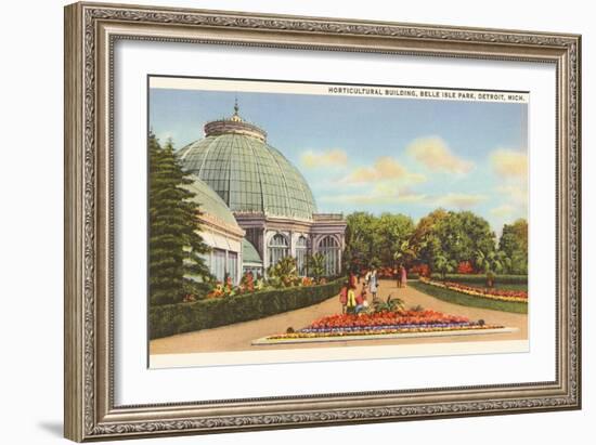 Greenhouse, Belle Isle, Detroit, Michigan-null-Framed Art Print