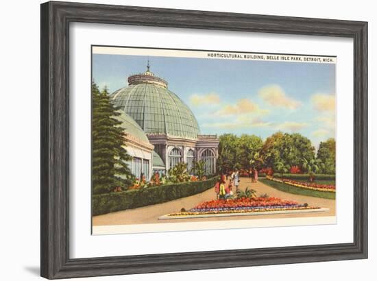 Greenhouse, Belle Isle, Detroit, Michigan-null-Framed Art Print