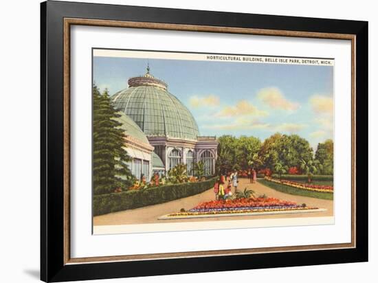 Greenhouse, Belle Isle, Detroit, Michigan-null-Framed Art Print