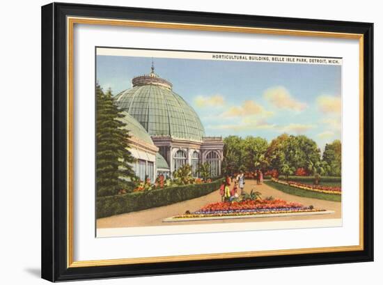 Greenhouse, Belle Isle, Detroit, Michigan-null-Framed Premium Giclee Print