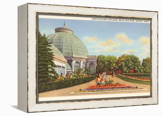 Greenhouse, Belle Isle, Detroit, Michigan-null-Framed Stretched Canvas