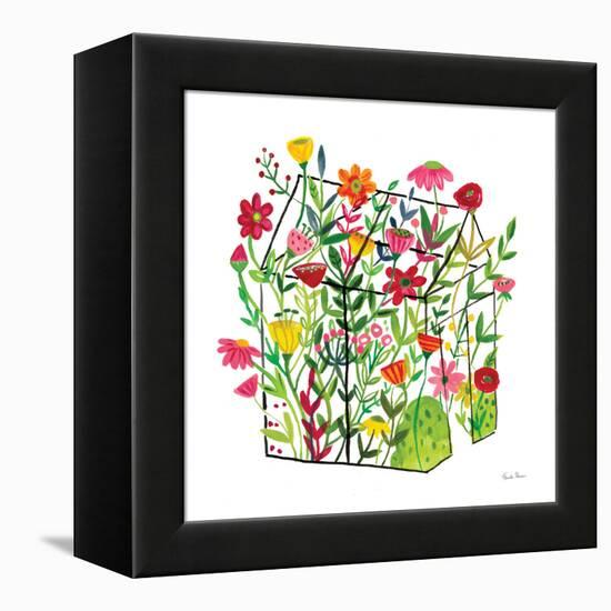 Greenhouse Blooming IV-Farida Zaman-Framed Stretched Canvas