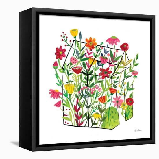 Greenhouse Blooming IV-Farida Zaman-Framed Stretched Canvas