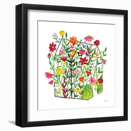 Greenhouse Blooming IV-Farida Zaman-Framed Art Print