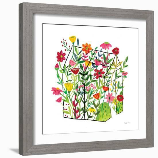 Greenhouse Blooming IV-Farida Zaman-Framed Premium Giclee Print