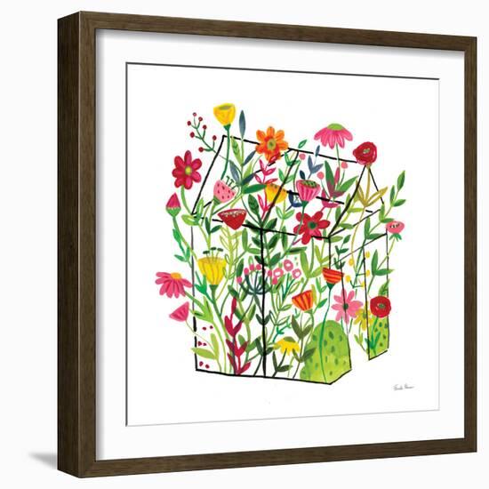 Greenhouse Blooming IV-Farida Zaman-Framed Premium Giclee Print