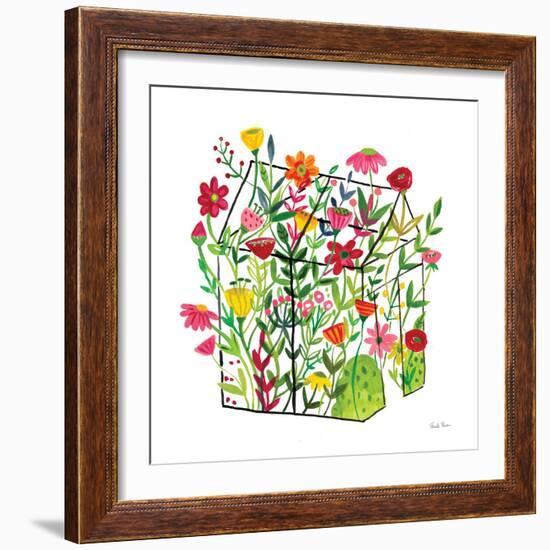 Greenhouse Blooming IV-Farida Zaman-Framed Art Print