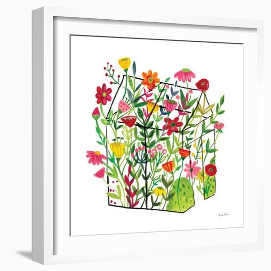 Greenhouse Blooming IV-Farida Zaman-Framed Art Print