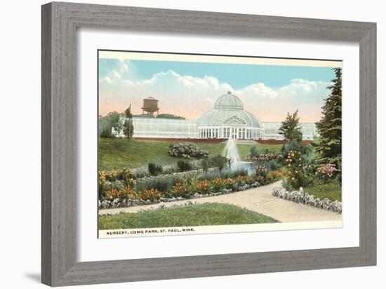 Greenhouse, Como Park, St. Paul, Minnesota-null-Framed Art Print