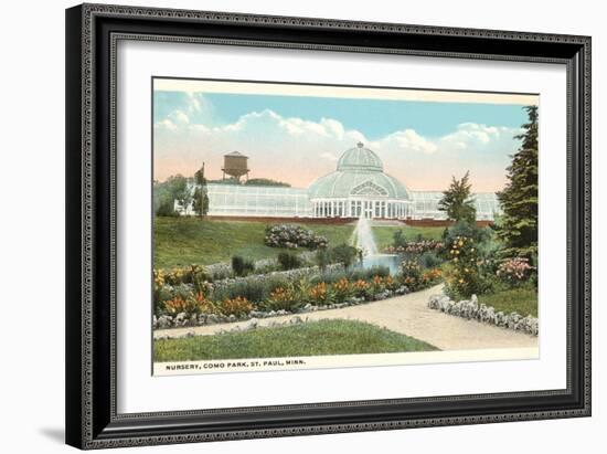 Greenhouse, Como Park, St. Paul, Minnesota-null-Framed Art Print