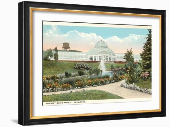 Greenhouse, Como Park, St. Paul, Minnesota-null-Framed Art Print