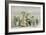 Greenhouse Orchids on Wood-Danhui Nai-Framed Premium Giclee Print