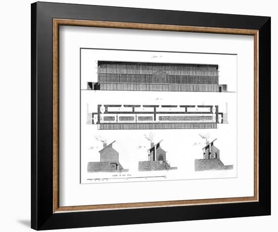 Greenhouses 18th France-null-Framed Premium Giclee Print